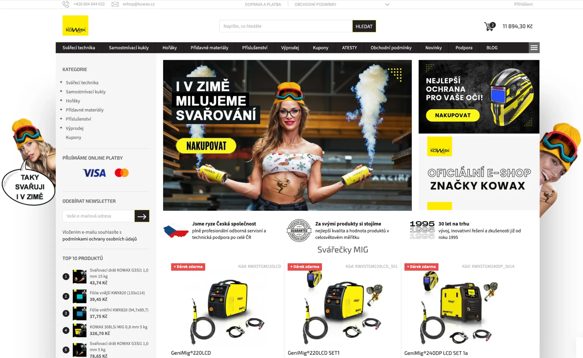 Naše reference na tvorbu eshopu